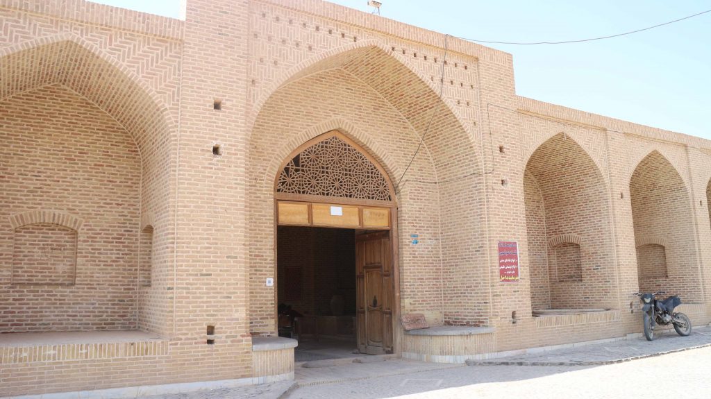 Entrance view of kharanaq carvanserai
